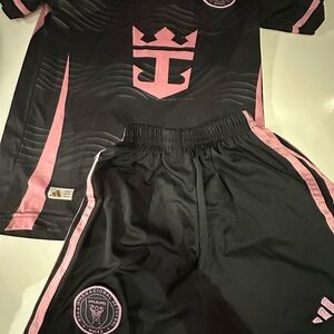 Adidas Messi Black and Pink Sportswear for kids